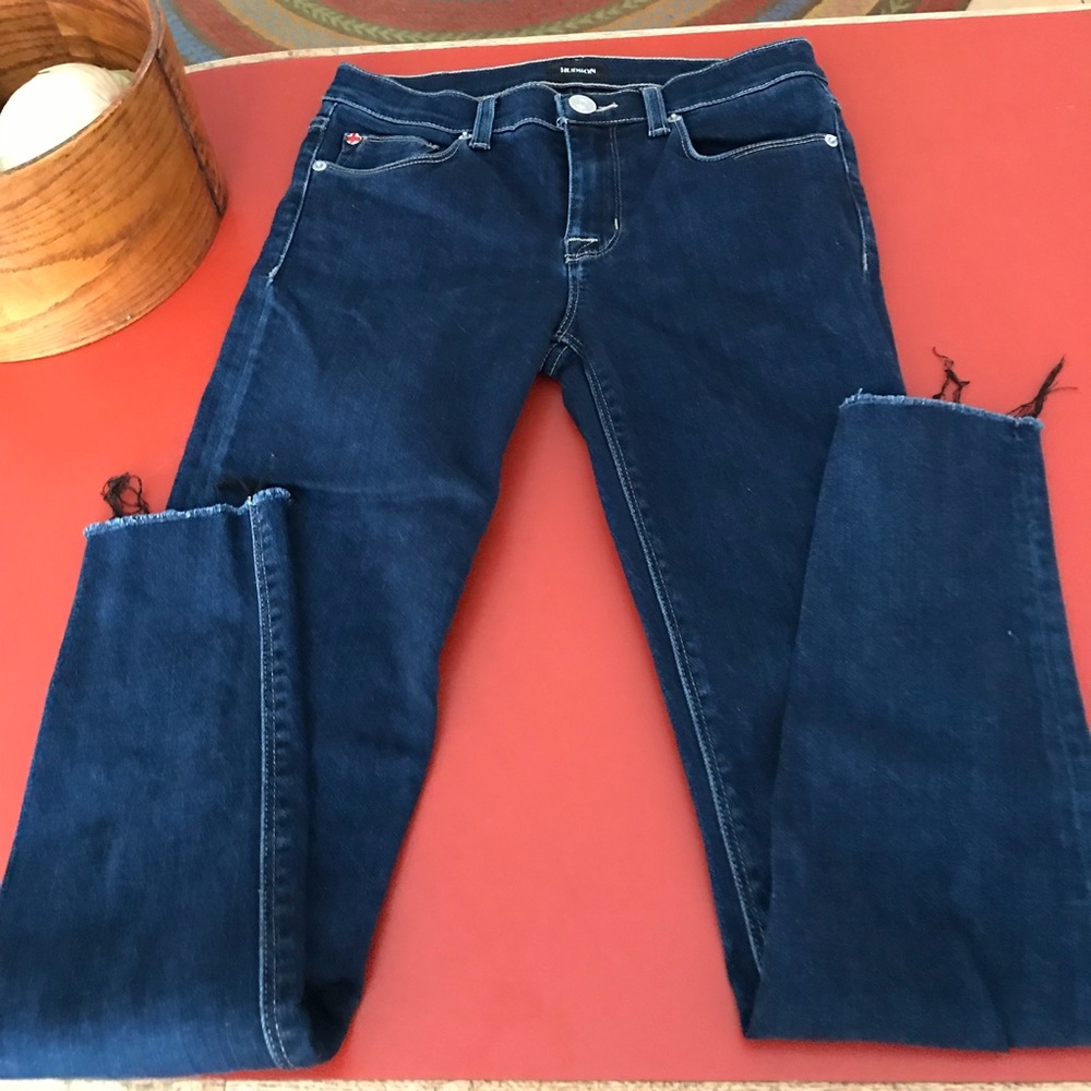 HUDSON stretch skinny jeans.